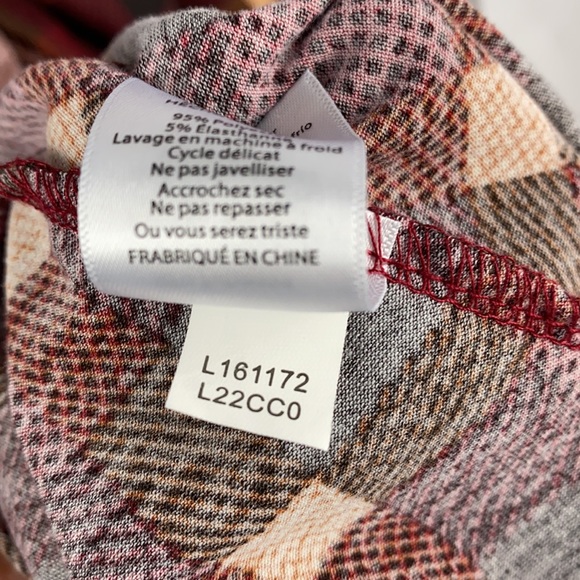 Lularoe Checkered No Pocket Carly XXS - Picture 11 of 12